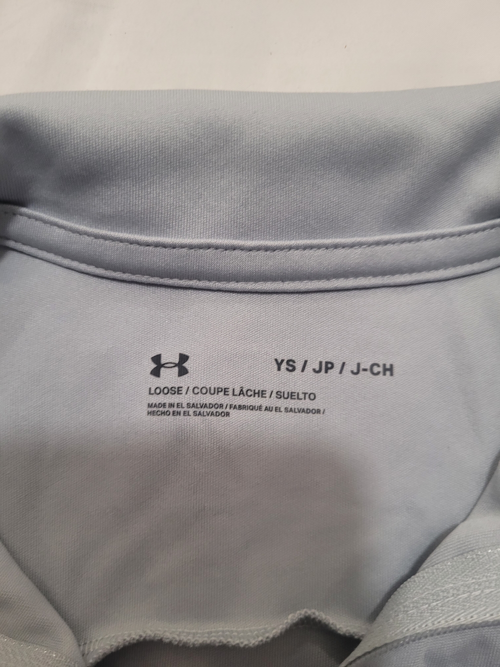 Under Armour Light Blue Quarter-Zip Performance Top - Picture 3 of 4